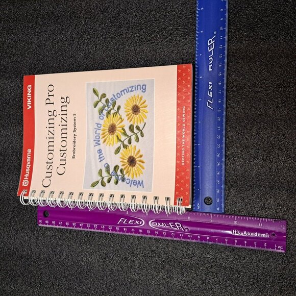 3 Husqvarna Viking Sewing Customizing Digitizing PictureStitch Embroidery Books - Picture 6 of 11